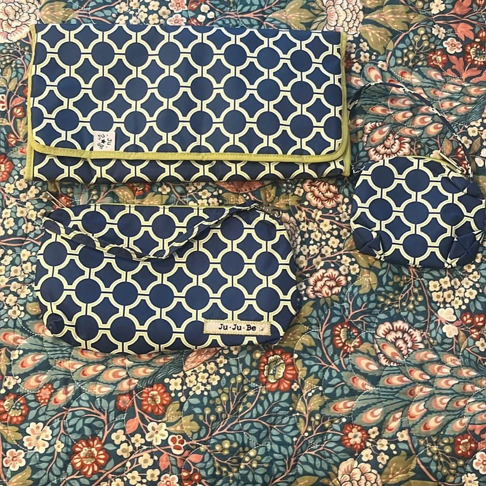 Ju-Ju-Be Royal Envy Blue Diaper Bag set